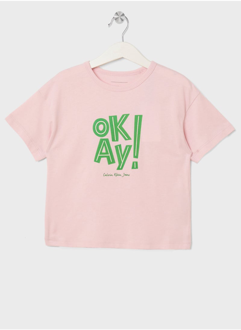 Youth Graphic Logo Slim T-Shirt