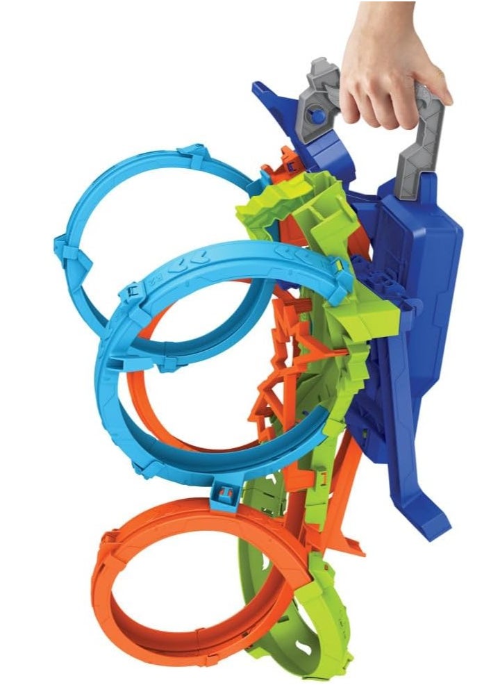 Hotwheels 4-Loop Crash-Out Track Set