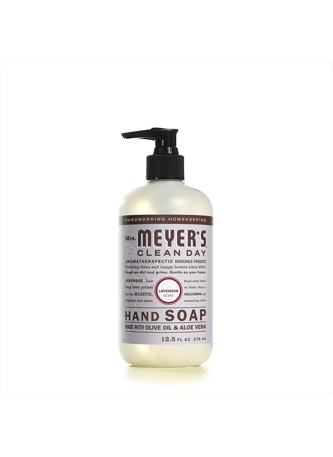 Liquid Hand Soap, Lavender Scent, 12.5 Ounce Bottle Each (12.5 Ounce, Pack of 6)