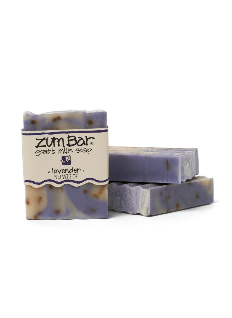 Zum Bar Goat's Milk Soap - Lavender - 3 oz - 3 Pack