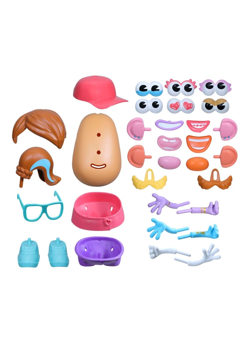 Mr. Potato Head Express Yourspud Playset with 1 Body and 32 Accessories, Creative Toddler and Preschool Toys