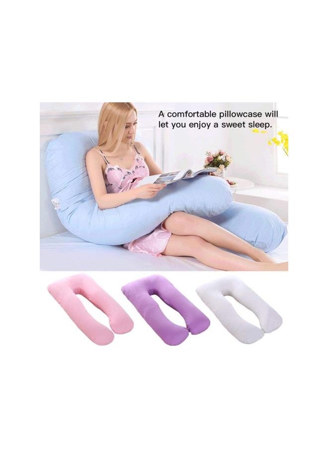 Maternal Cushion Cover U-Shaped Support Pillow 80160CM Multi-Functional Side Sleeping Cotton Pillowcase