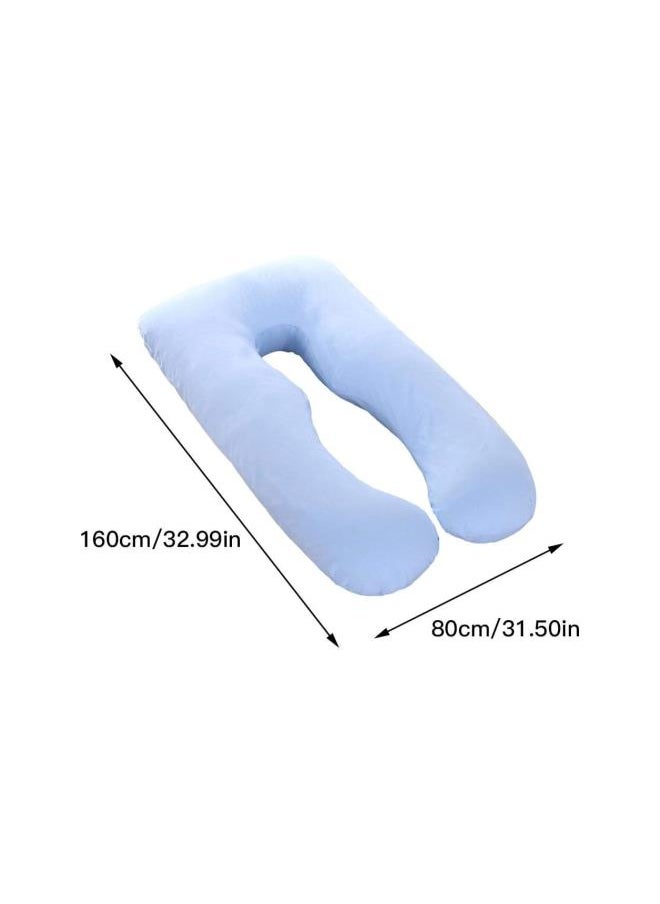 Maternal Cushion Cover U-Shaped Support Pillow 80160CM Multi-Functional Side Sleeping Cotton Pillowcase