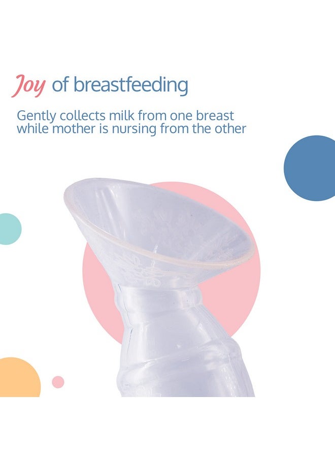 LuvLap Silicone Breast Milk Saver Pump, 100ml