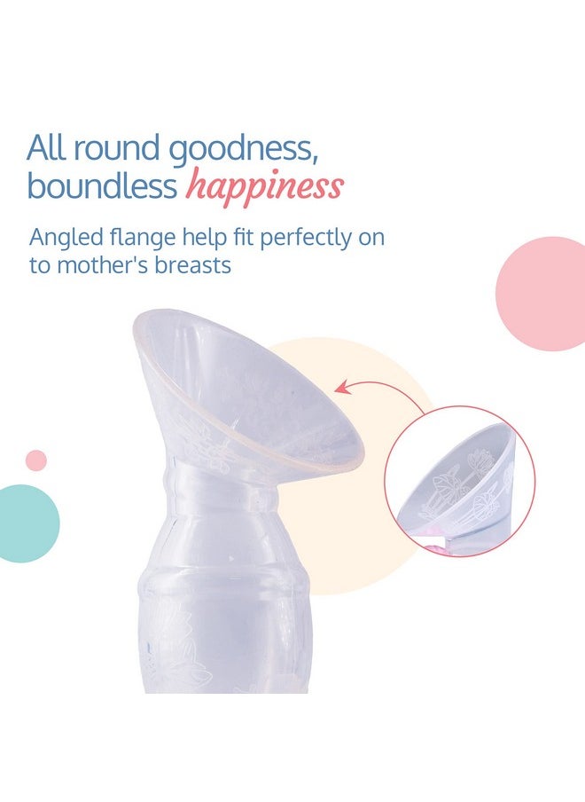 LuvLap Silicone Breast Milk Saver Pump, 100ml