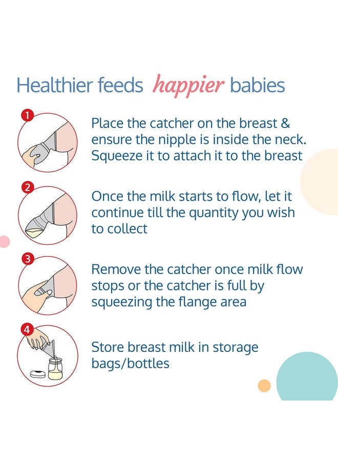 LuvLap Silicone Breast Milk Saver Pump, 100ml