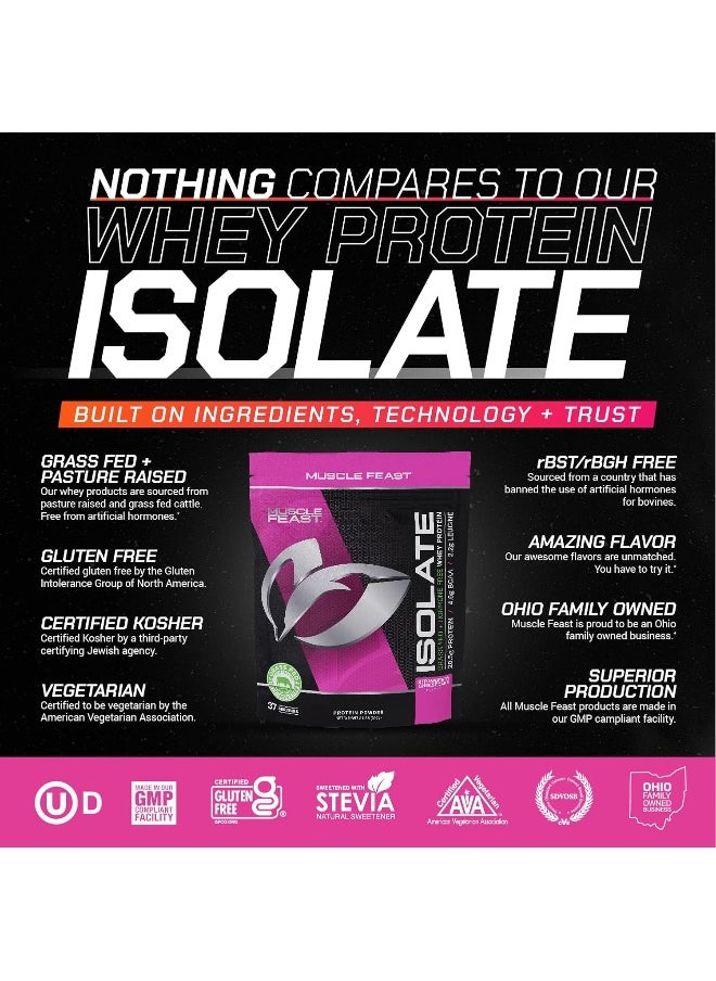 Grass Fed Whey Protein Isolate, Strawberry Cheesecake