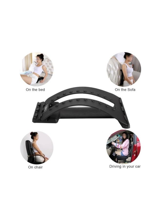 Back Stretcher, Multi-level Upper and Lower Back Lumbar Support Spine Waist Massage Relax Exercise Device Posture Improve Corrector (Normal)