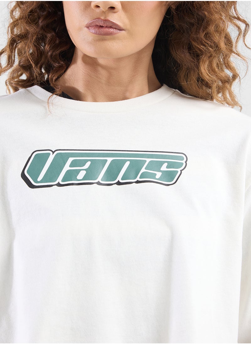 Retro V Ls Relax Crop