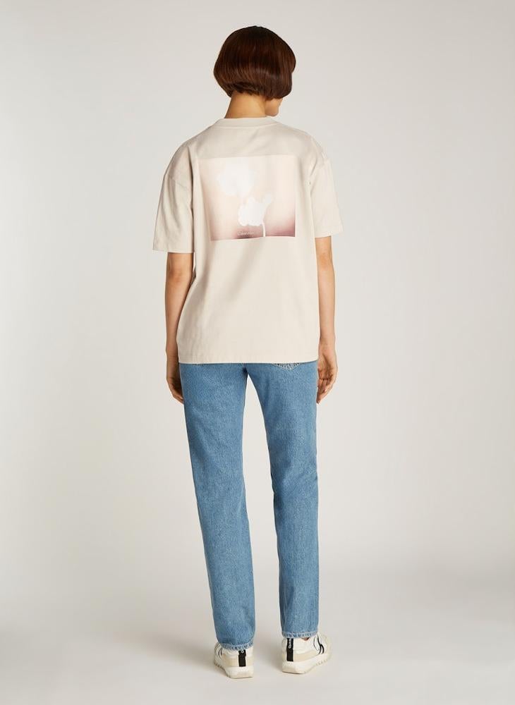 Logo Detail Knitted T-Shirt