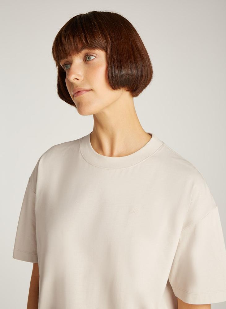 Logo Detail Knitted T-Shirt