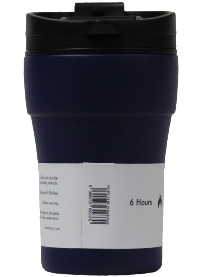 Low Tide Travel Coffee Mug Black/Navy 250ML