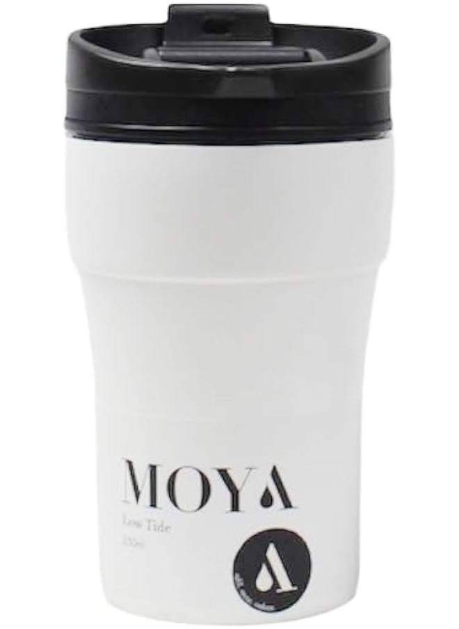 Low Tide Travel Coffee Mug Black/White 250ML
