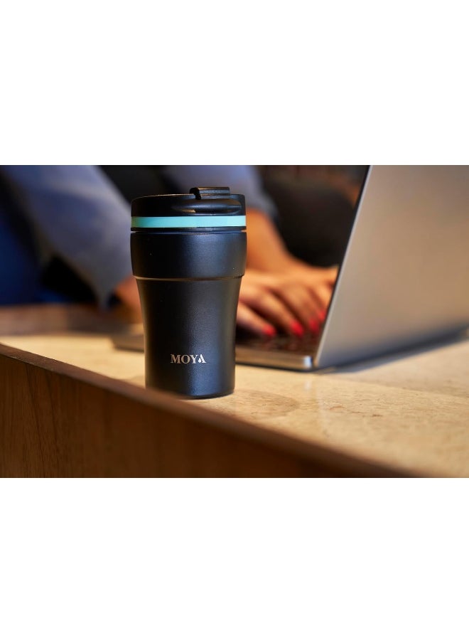 Low Tide Travel Coffee Mug Blue/Black 250ML
