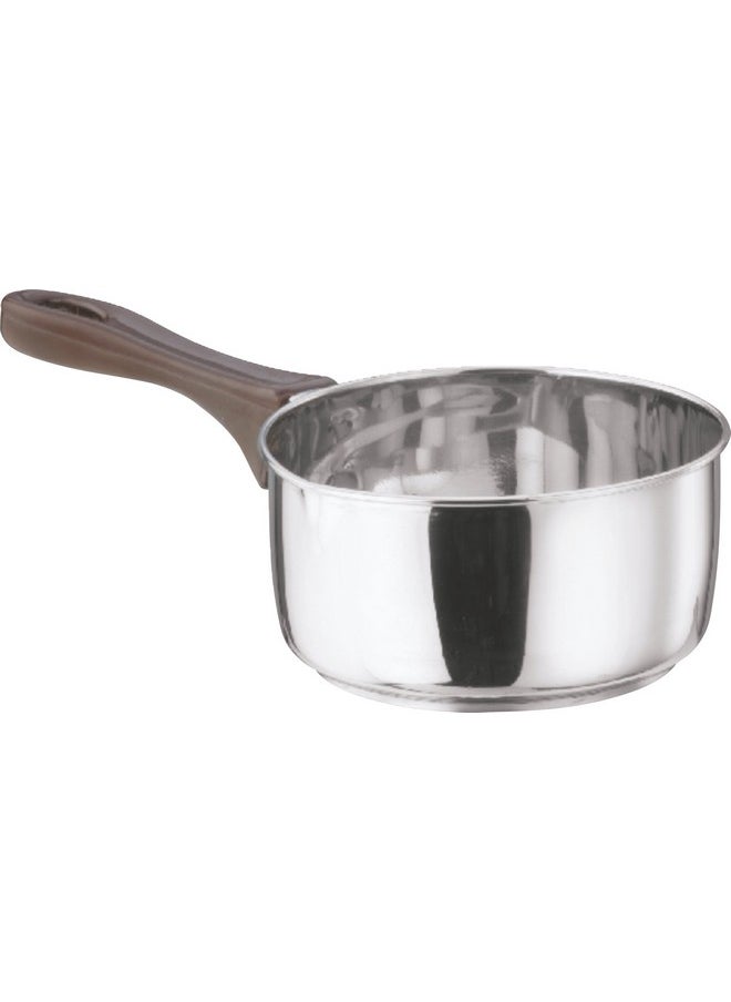 Vinod Stainless Steel Milk Pan - 2.2 LTR (Induction Friendly, Black)