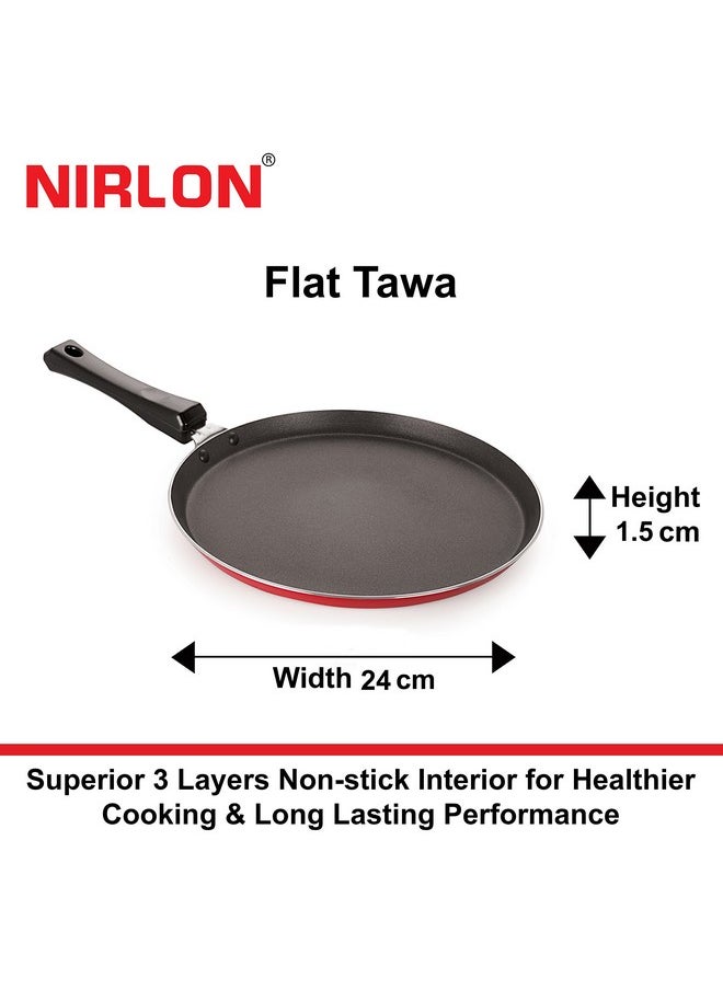 Nirlon Gas Compatible Tawa and Fry Pan Combo Kitchen Essential Set