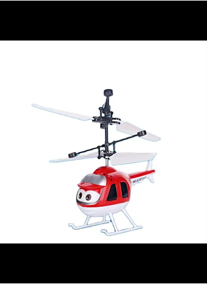 Remote Control Induction Flying Toy Small Airplane Electric Suspension With Light Charging Children's Toy