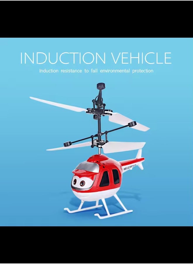 Remote Control Induction Flying Toy Small Airplane Electric Suspension With Light Charging Children's Toy