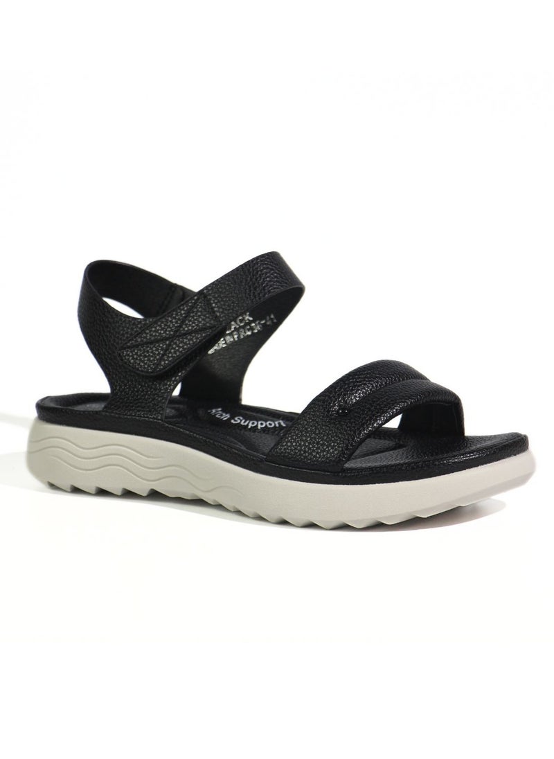 Monami Women's Flat Sandals - Elegant Open-Toe Summer Sandals for Women, Lightweight Comfortable Walking Sandals for Girls & Ladies, Soft Cushioned Footbed for Beach, Travel, and Everyday Outfits