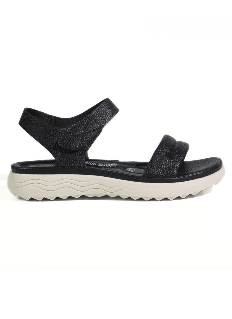 Monami Women's Flat Sandals - Elegant Open-Toe Summer Sandals for Women, Lightweight Comfortable Walking Sandals for Girls & Ladies, Soft Cushioned Footbed for Beach, Travel, and Everyday Outfits