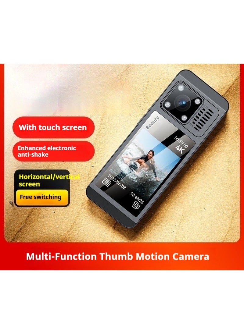 360° Panoramic Thumb Action Camera Motorcycle Riding Anti Shake Recorder Video Camera