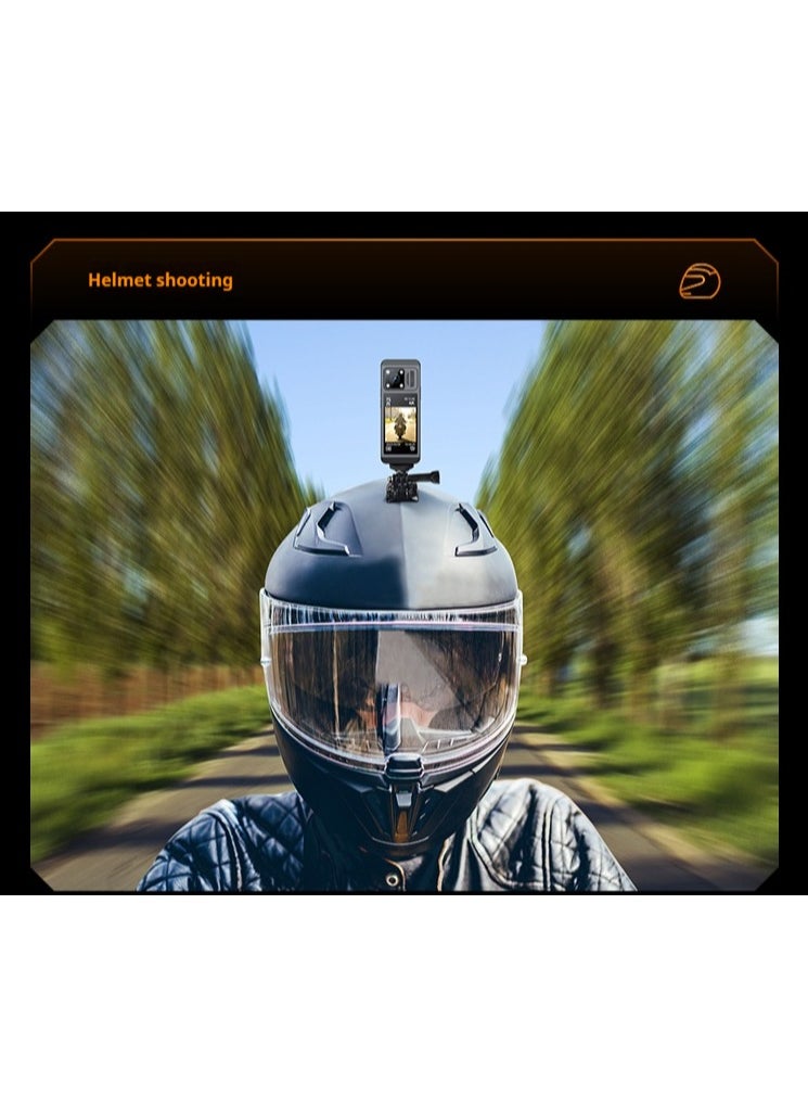 360° Panoramic Thumb Action Camera Motorcycle Riding Anti Shake Recorder Video Camera