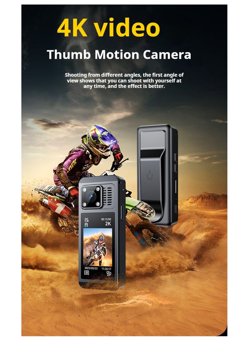 360° Panoramic Thumb Action Camera Motorcycle Riding Anti Shake Recorder Video Camera