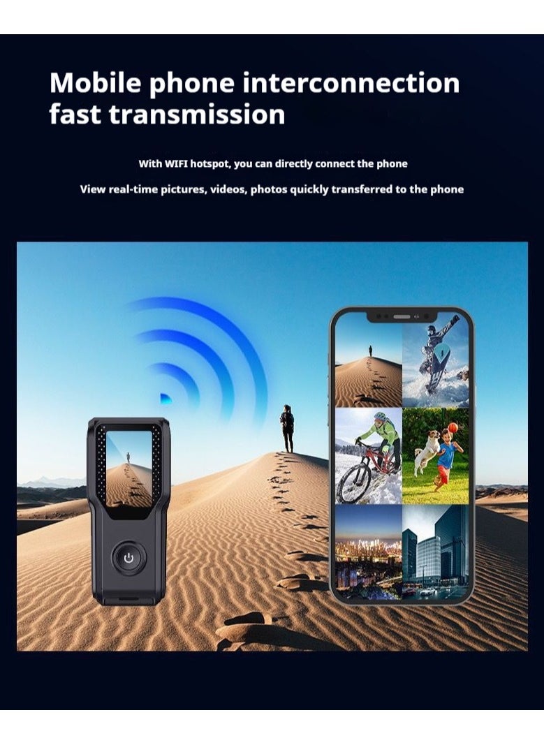 Waterproof Camera with Color Screen Anti Shake Outdoor Sports Thumb Camera Motorcycle Riding Recorder