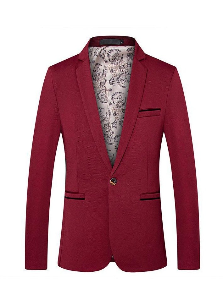 New Slim Fit Business Casual Fashionable Suit Jacket