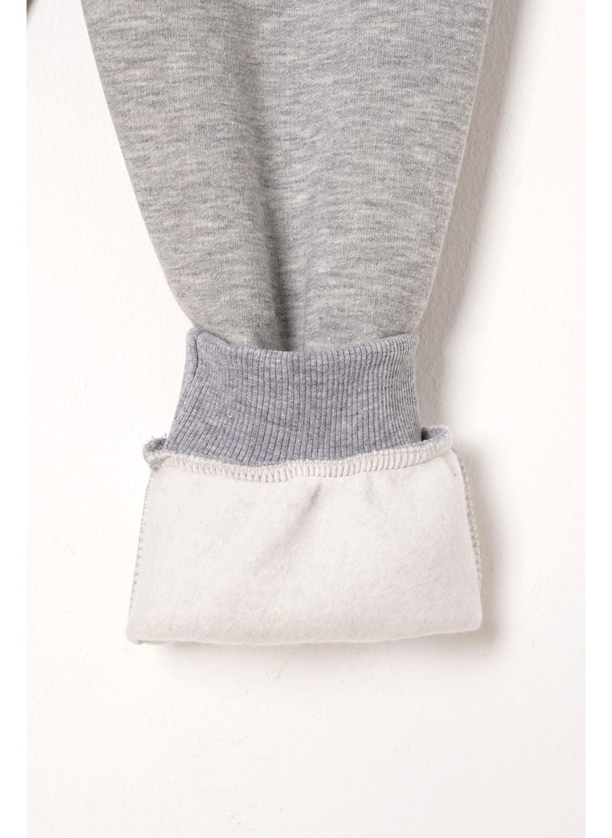 Vision Printed Gray Color Boy Tracksuit