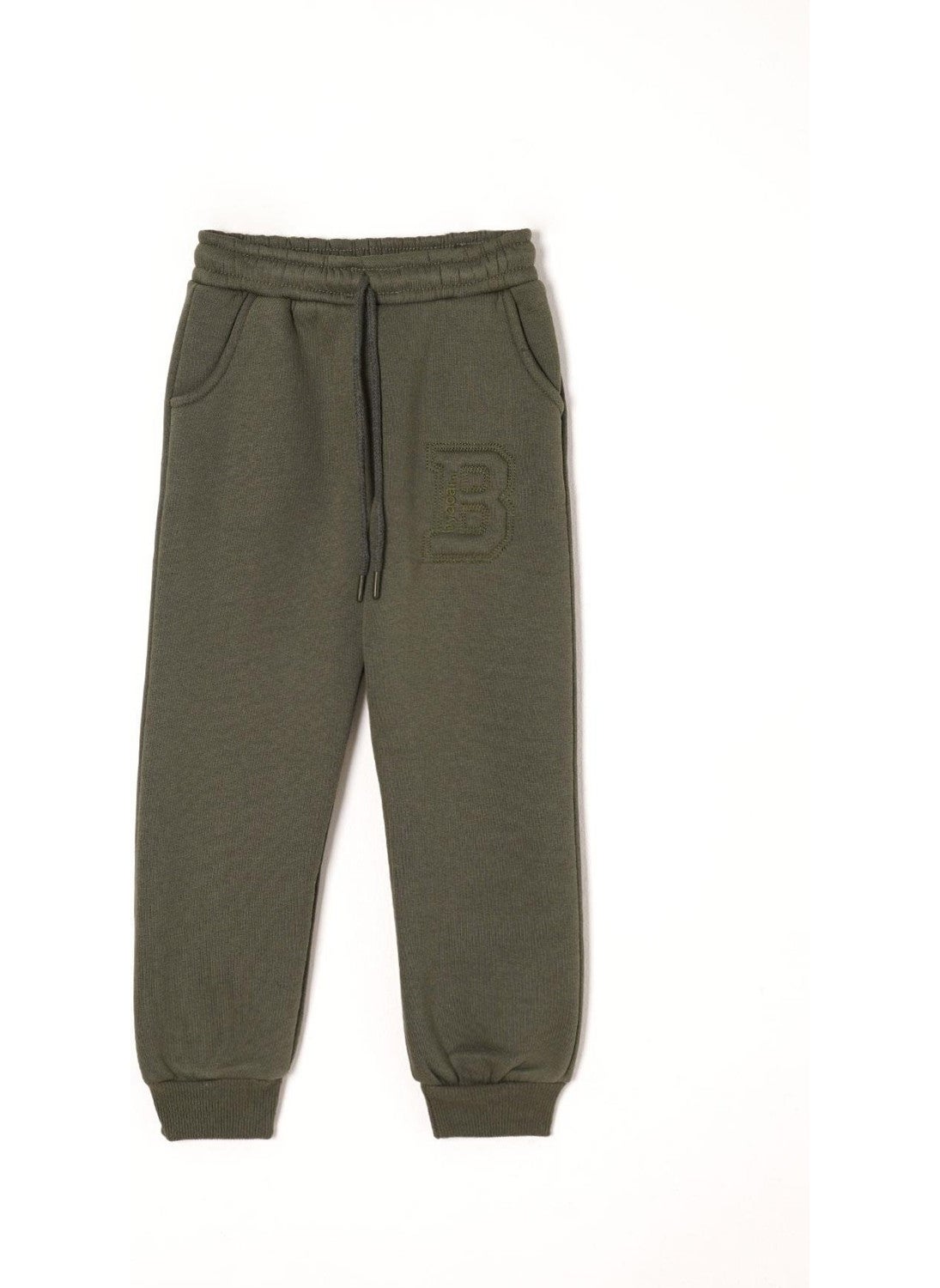 B Printed Khaki Color Boy Tracksuit