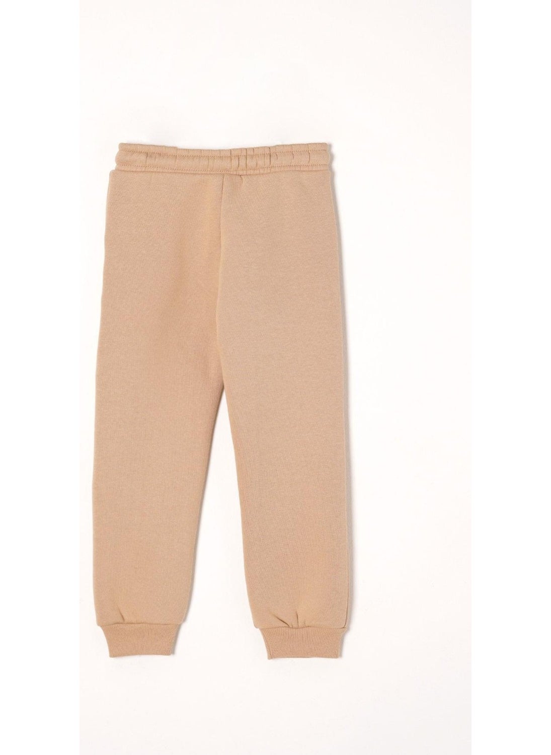 W Embroidered Mink Color Boy Tracksuit