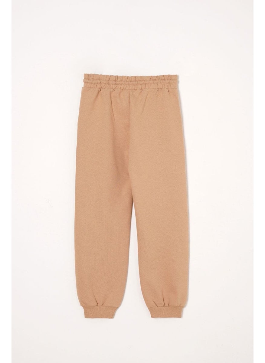 Stonger Printed Mink Color Boy's Tracksuit Single Bottom