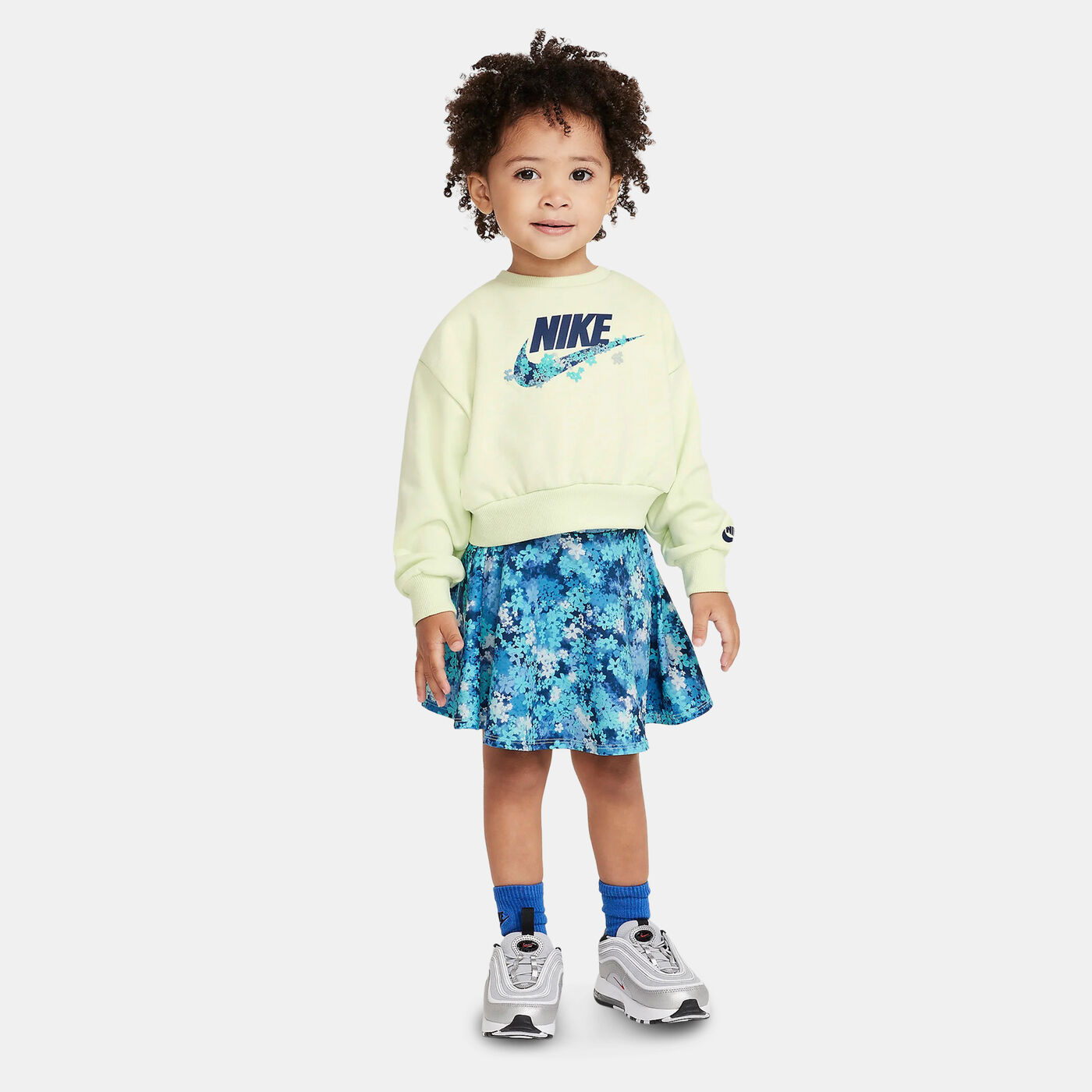 Kids' Fresh Cut Dri-FIT Sweatshirt And Skort Set