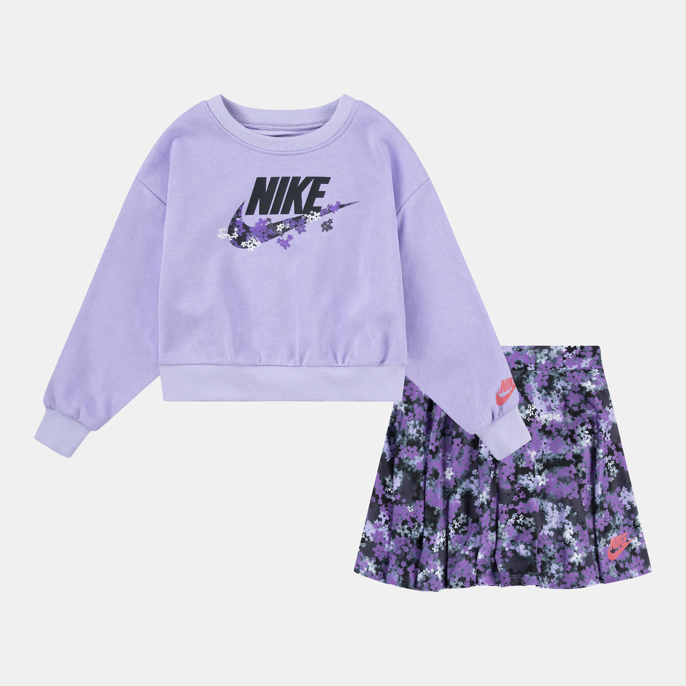 Kids' Fresh Cut Dri-FIT Sweatshirt And Skort Set