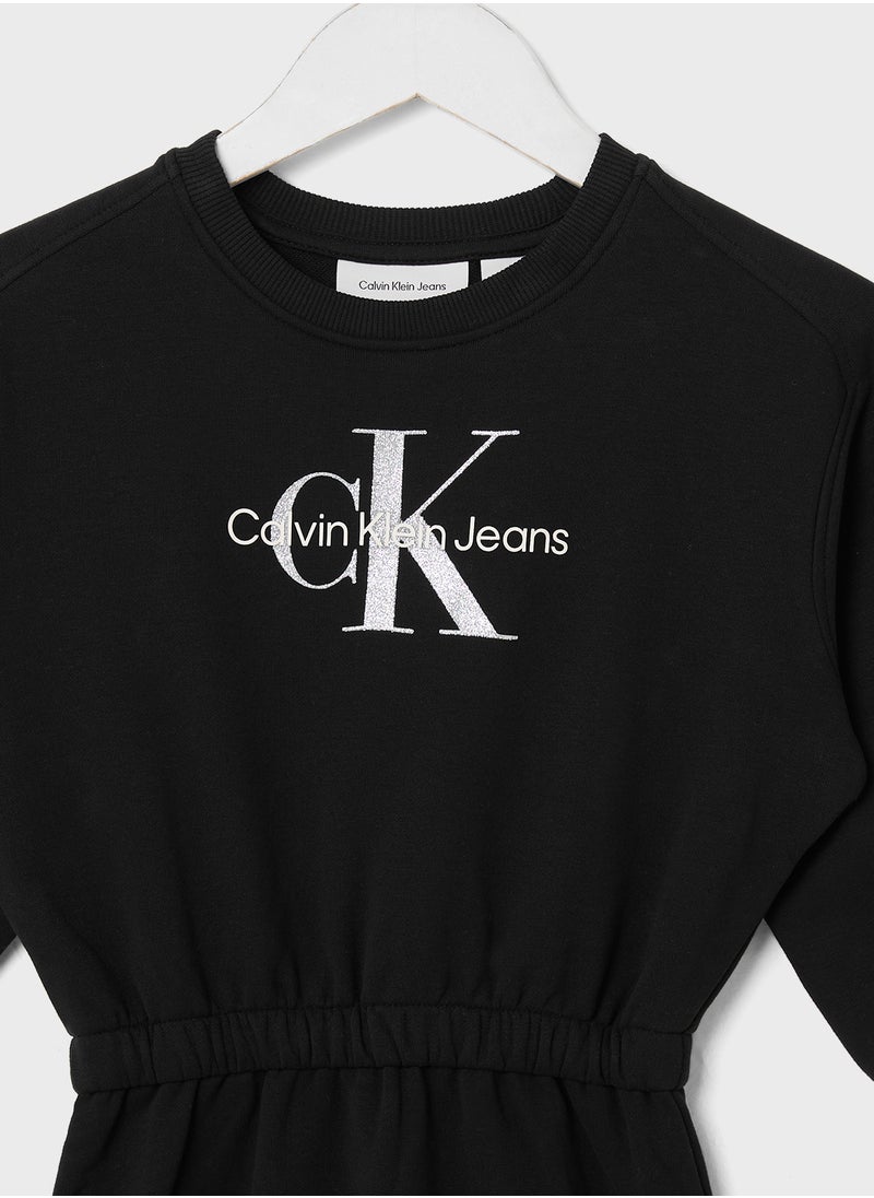 Youth Graphic Logo Dress