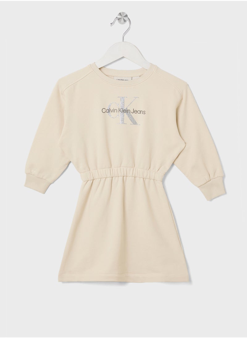 Kids Graphic Logo Dress