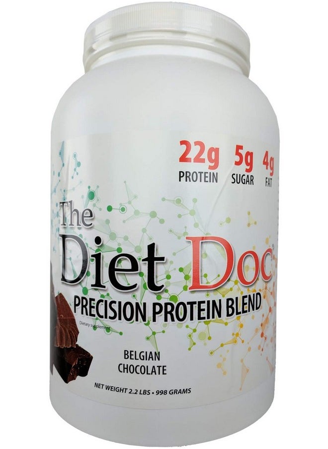 The Diet Doc Precision Protein Blend: 2.2Lb (Belgian Chocolate)