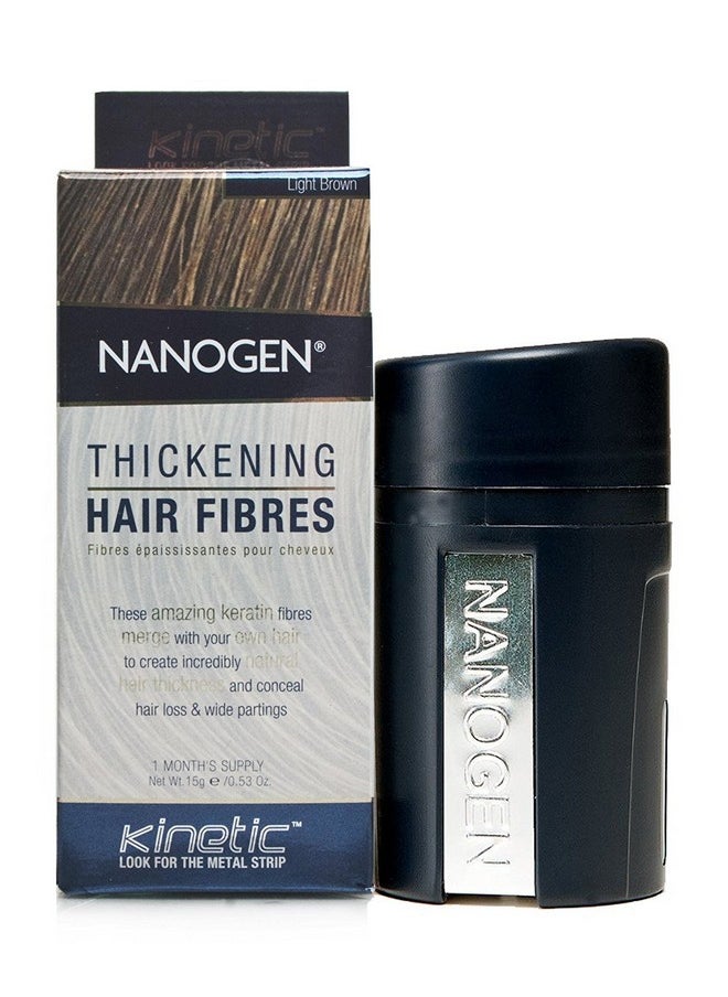 Nanogen Thickening Hair Fibres Light Brown 15 gms