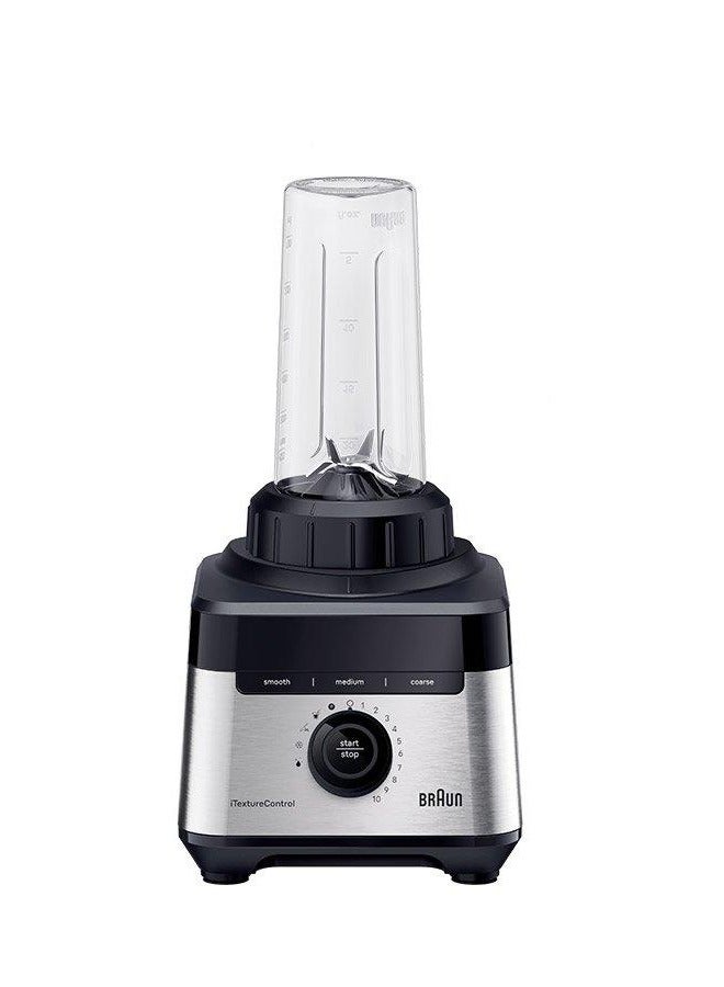 Power Blender7 1400W 2L Glass Jug  10 Speeds Black 2 L 1400 W JB7551BK Black & Silver