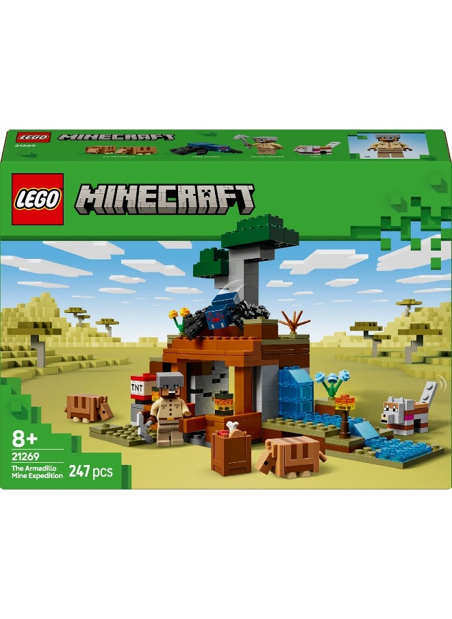 LEGO Minecraft The Armadillo Mine Expedition 21269 Building Set (247 Pieces)