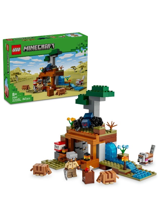 LEGO Minecraft The Armadillo Mine Expedition 21269 Building Set (247 Pieces)