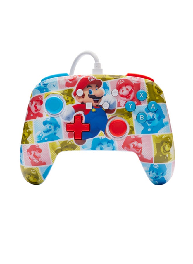 PowerA Enhanced Wired Controller - Mario Hero Reel