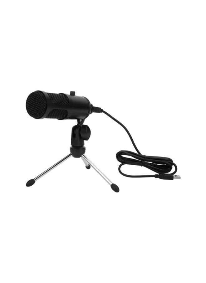 USB Microphone, 192KHZ / 24Bit Unidirectional USB Plug and Play Recording Microphone, Knob-Type Volume Control 5.51x1.77x0.79 Inch Mic for Voice Over, Gaming Podcasting