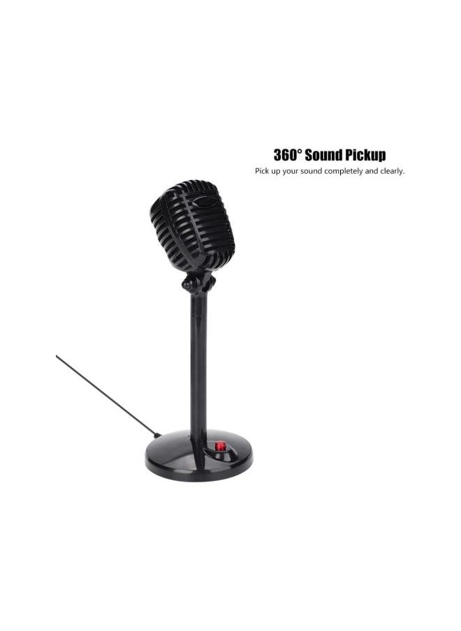 Desktop Conference Microphone, High Sensitivity Portable USB Conferencing Microphone, 360° Sound Pickup One-button Switch Desktop Conference Mic