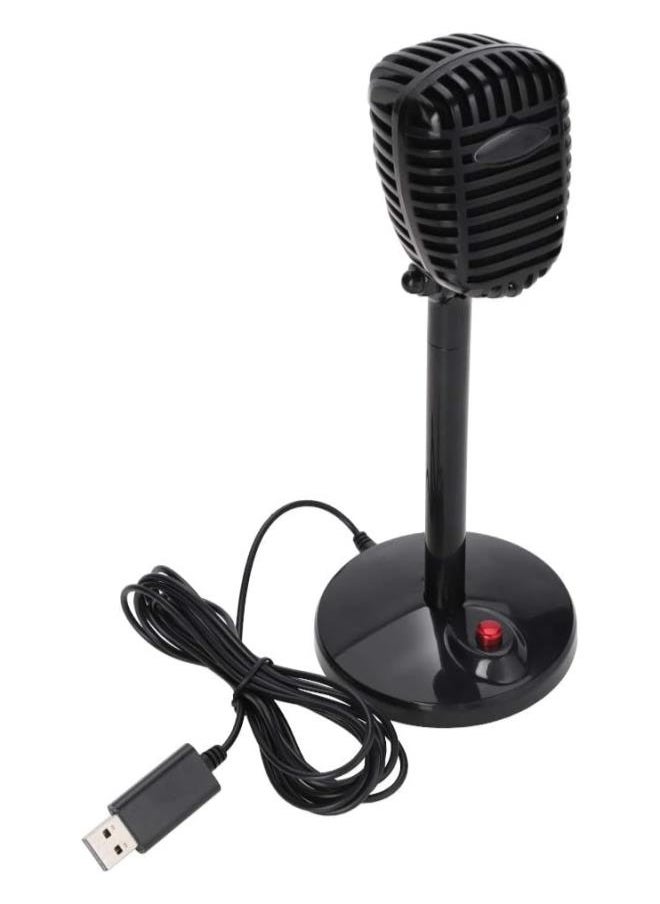 Desktop Conference Microphone, High Sensitivity Portable USB Conferencing Microphone, 360° Sound Pickup One-button Switch Desktop Conference Mic