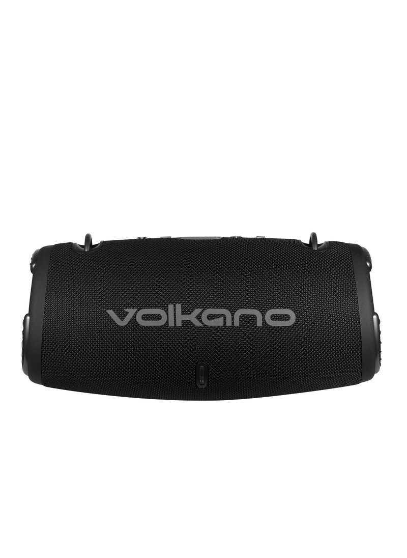 Cyclone Series Portable Bluetooth Speaker, Upto 9 Hour Playtime, 1 Year Warranty - Black