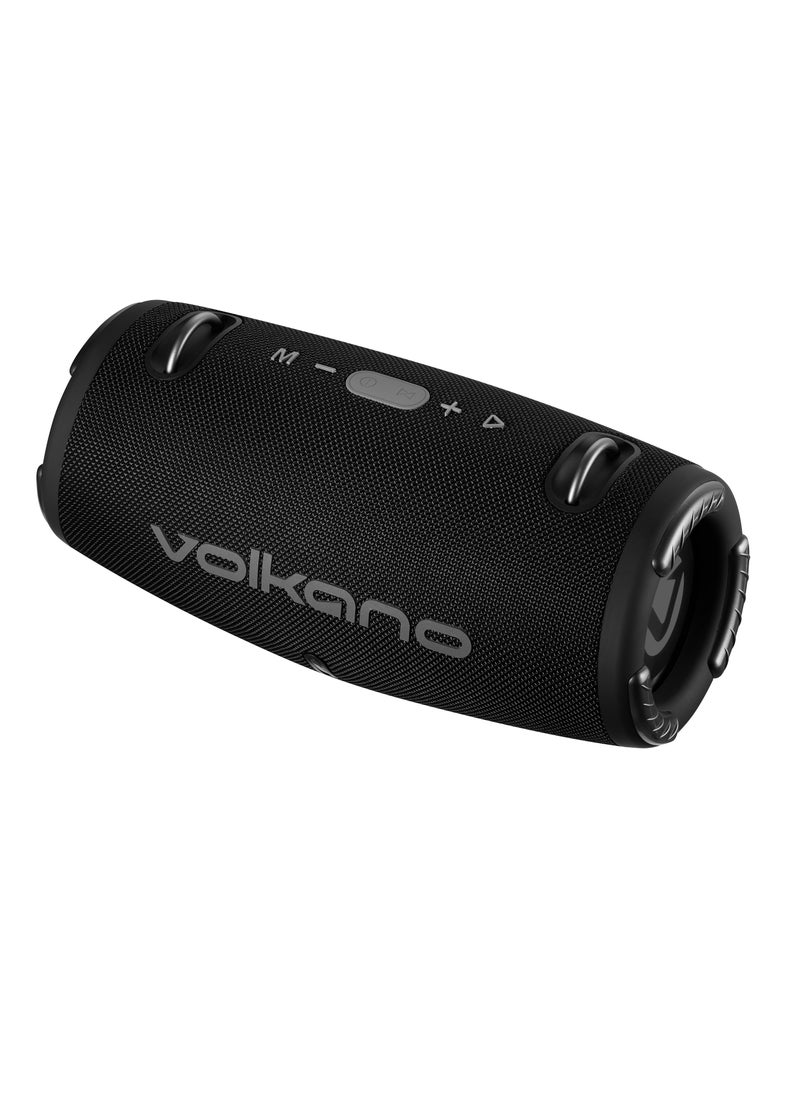 Cyclone Series Portable Bluetooth Speaker, Upto 9 Hour Playtime, 1 Year Warranty - Black