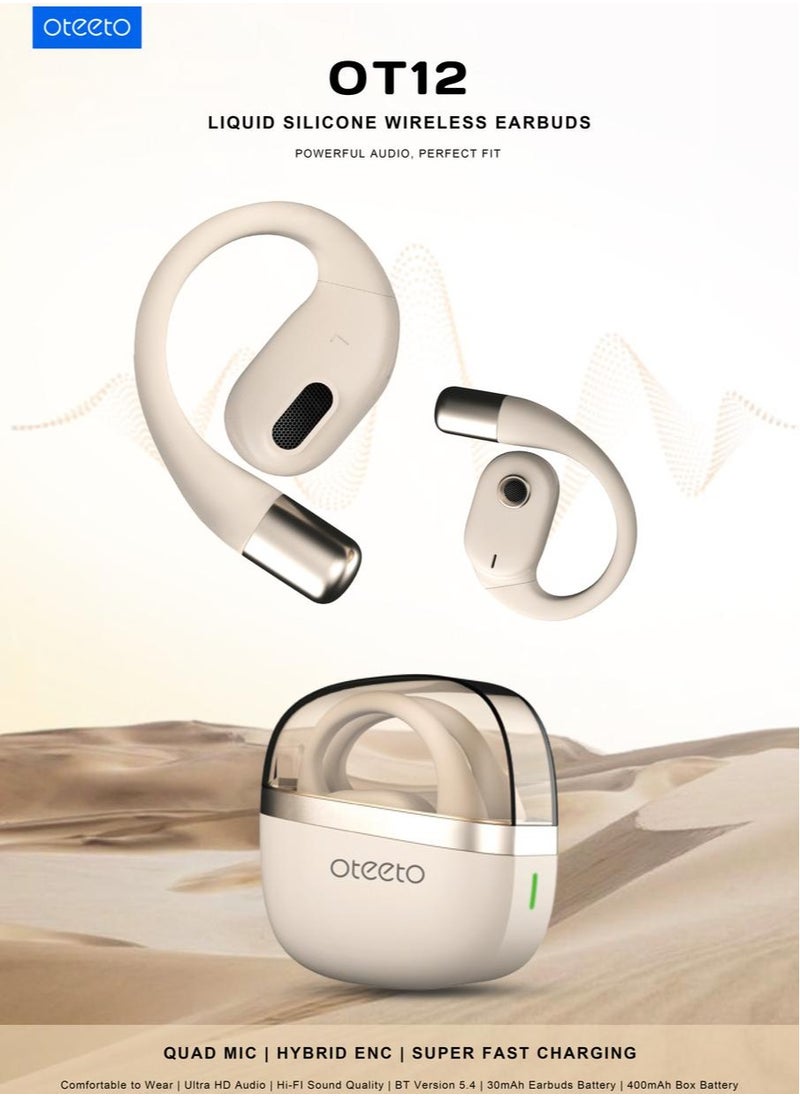 Oteeto Liquid Silicone OT12 Wireless Earbuds