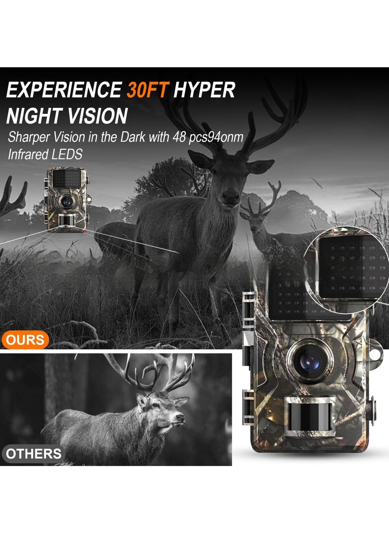 Outdoor Camera HD Waterproof Infrared Sensor Surveillance Camera Tracking Camera Wildlife Camera